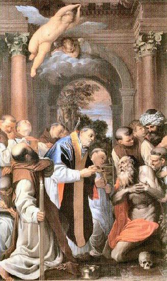 Agostino Carracci The Last Communion of St Jerome Spain oil painting art